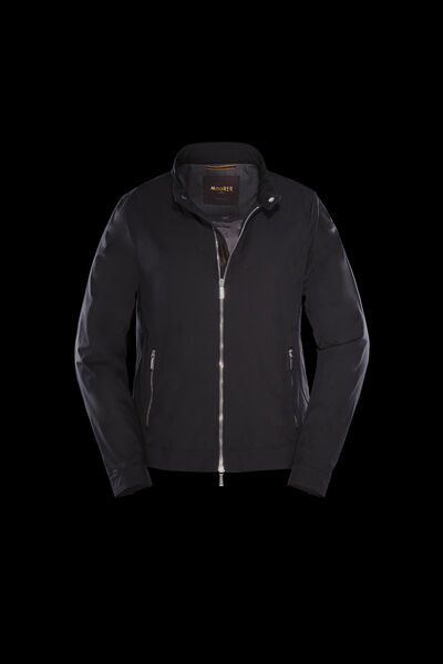 VANGI-KN in NERO: Luxury Italian Jackets for Men | MooRER®
