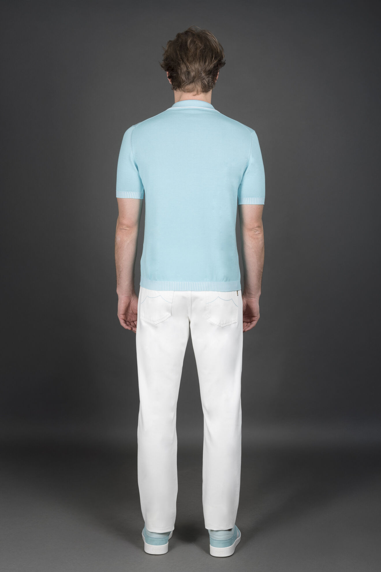 Moorer ADOLFO-SIC CARRIBEAN TURQUOISE/BIANCO