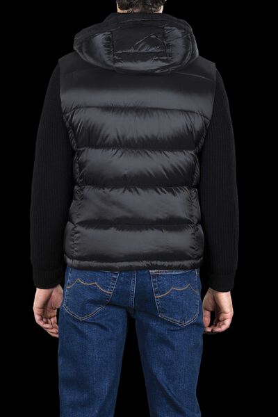 FOSCOLO-SHM in BLACK: Luxury Italian Bombers for Men | MooRER®