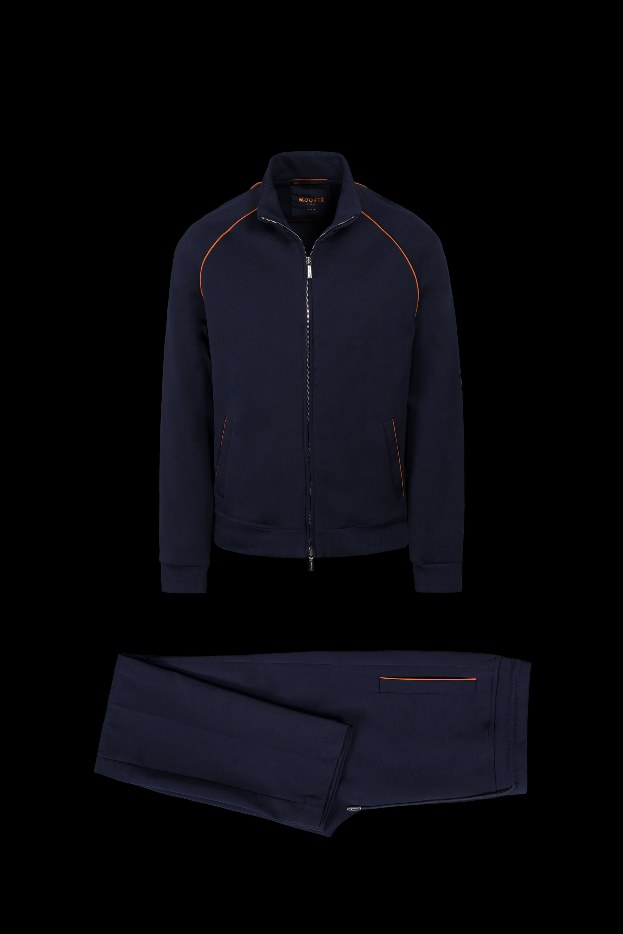 MOORER VERONA ネイビー パーカー 最上級のオーラを醸すMooRERレザーパーカー | B.R.JOURNAL | B.R.SHOP