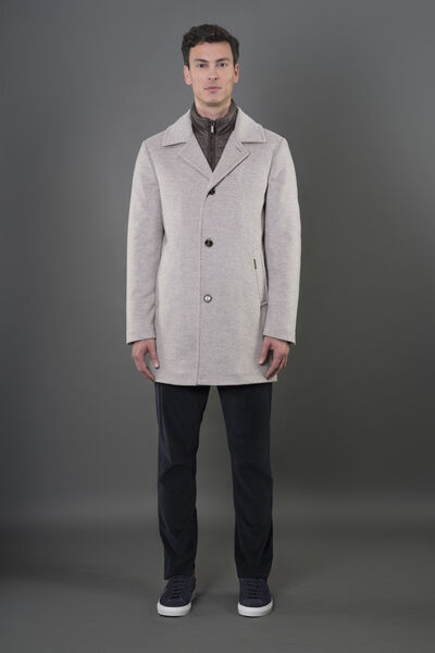 MONFERRATO-LE in STONE: Luxury Italian Coats for Men | MooRER®