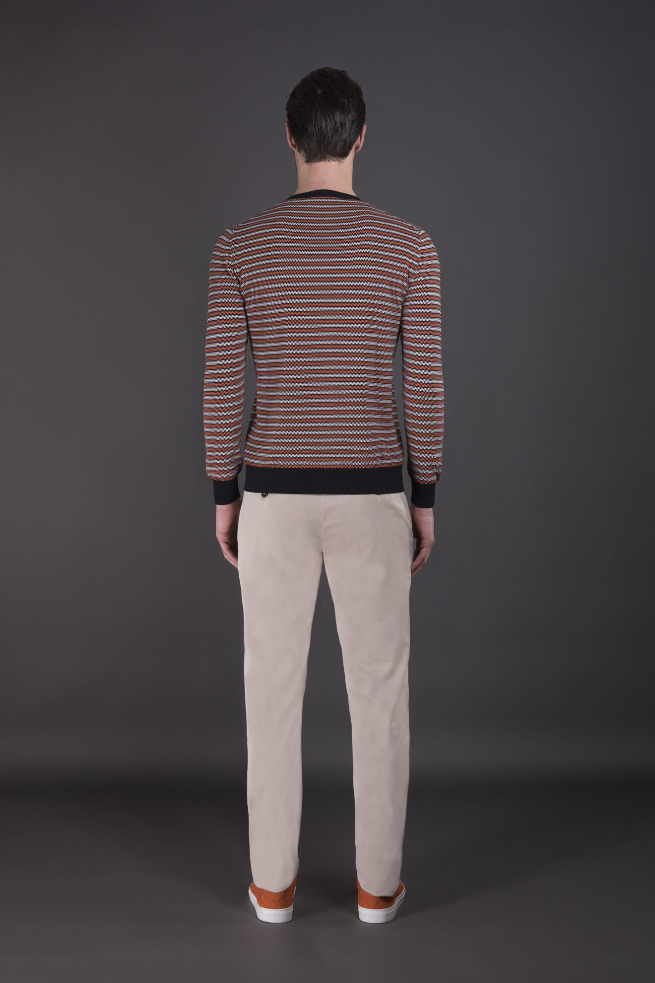 Moorer PORTMAN-RHD NAVY/ARANCIO