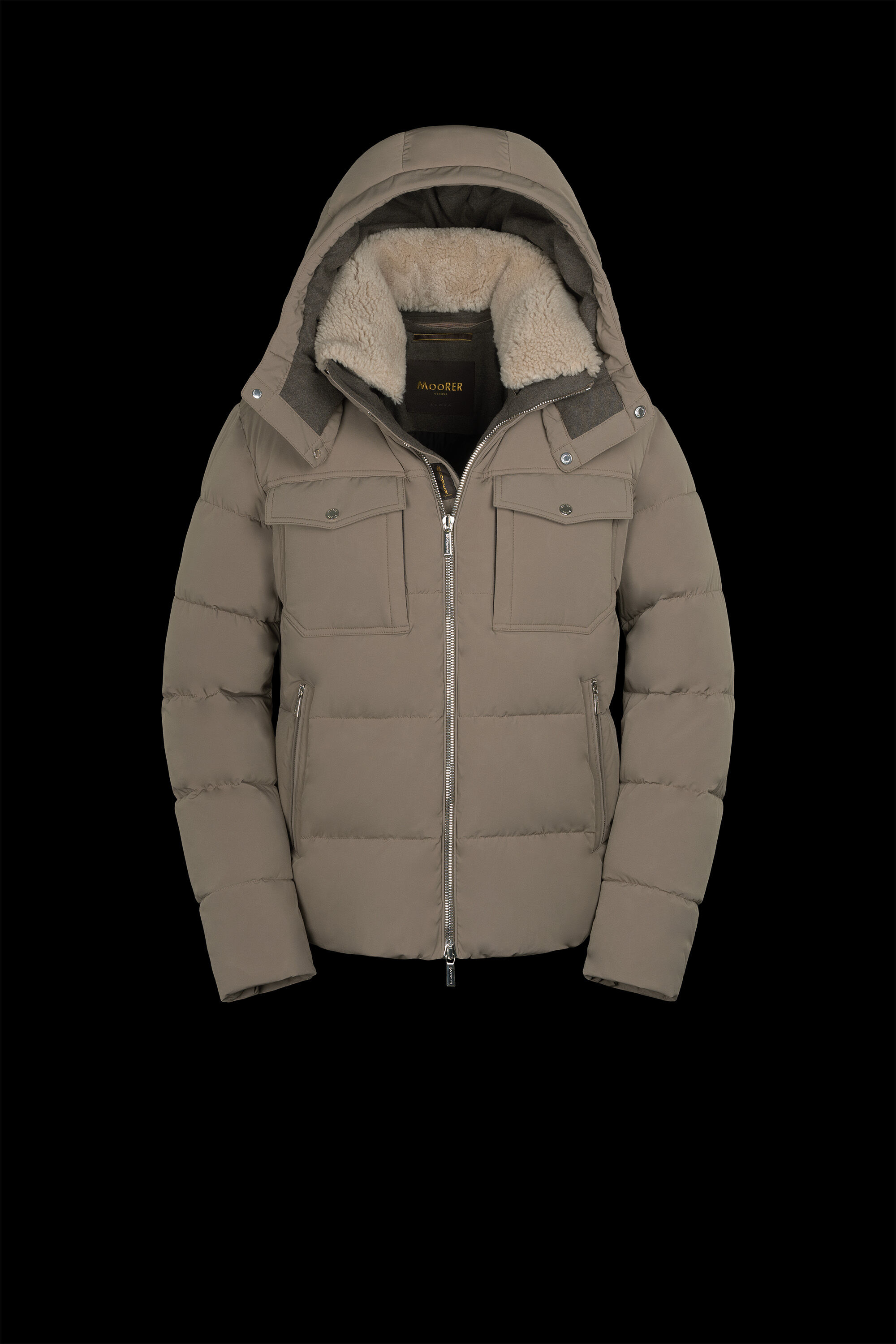 専用FEYEM (MOORER前身)ダウンジャケット ムーレー ダウンジャケット フェイエム レディースS〜Mサイズ 黒 FEYEM