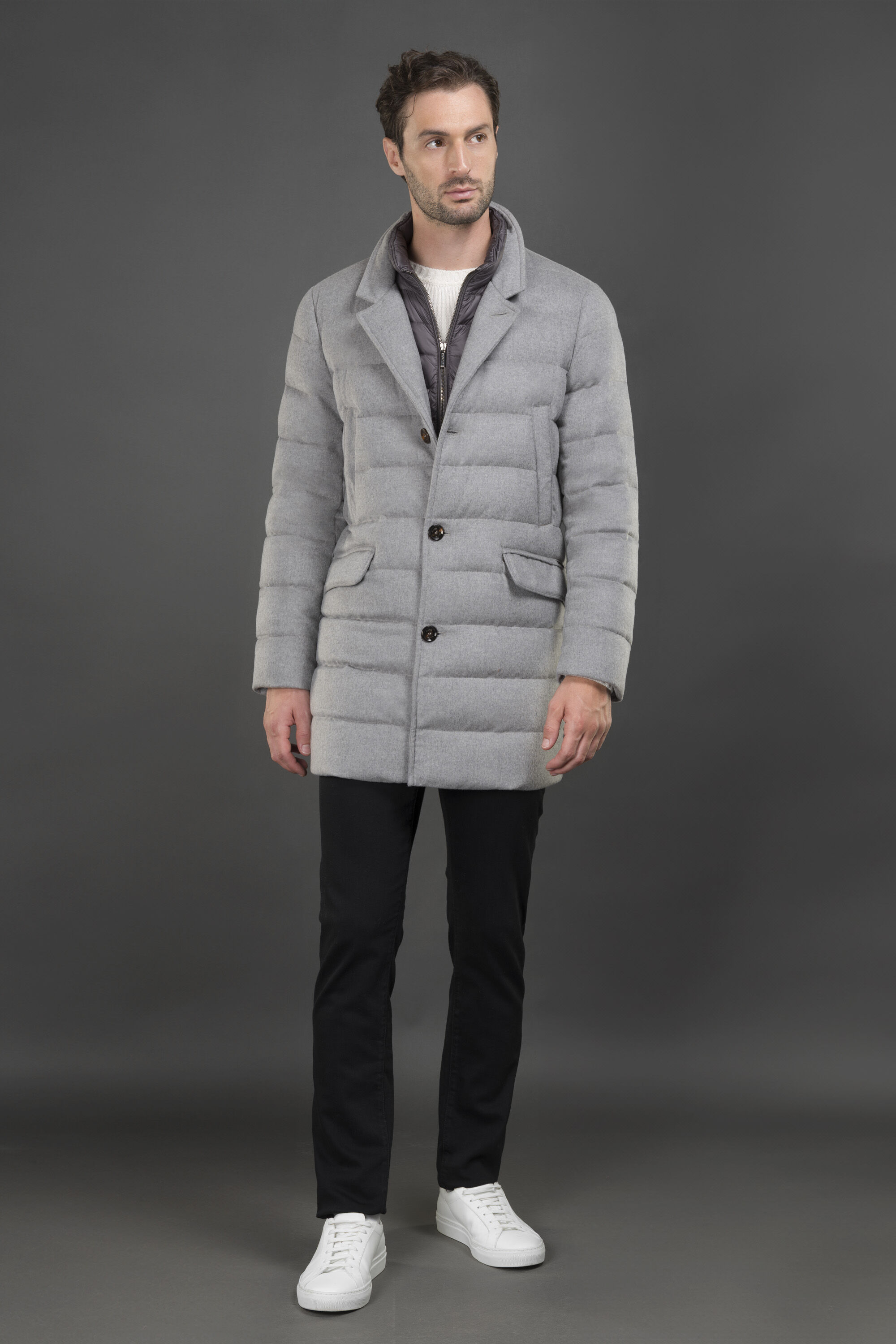 COSTANZO-LS9 in LIGHTGREY: Luxury Italian Jackets for Men | MooRER®