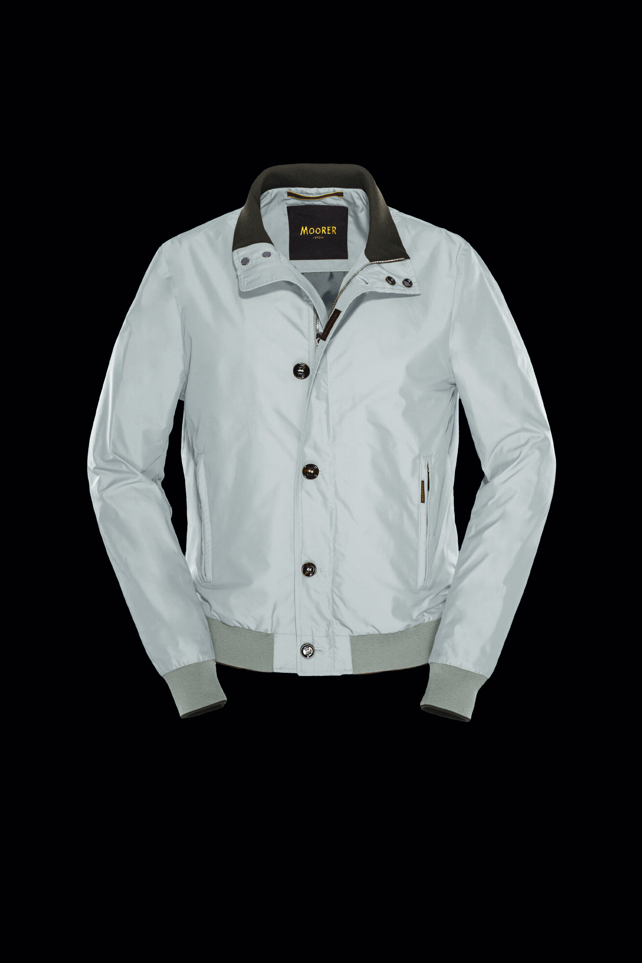 MEZZANO-KM in ECRU: Luxus Bomberjacken für Herren | MooRER® 