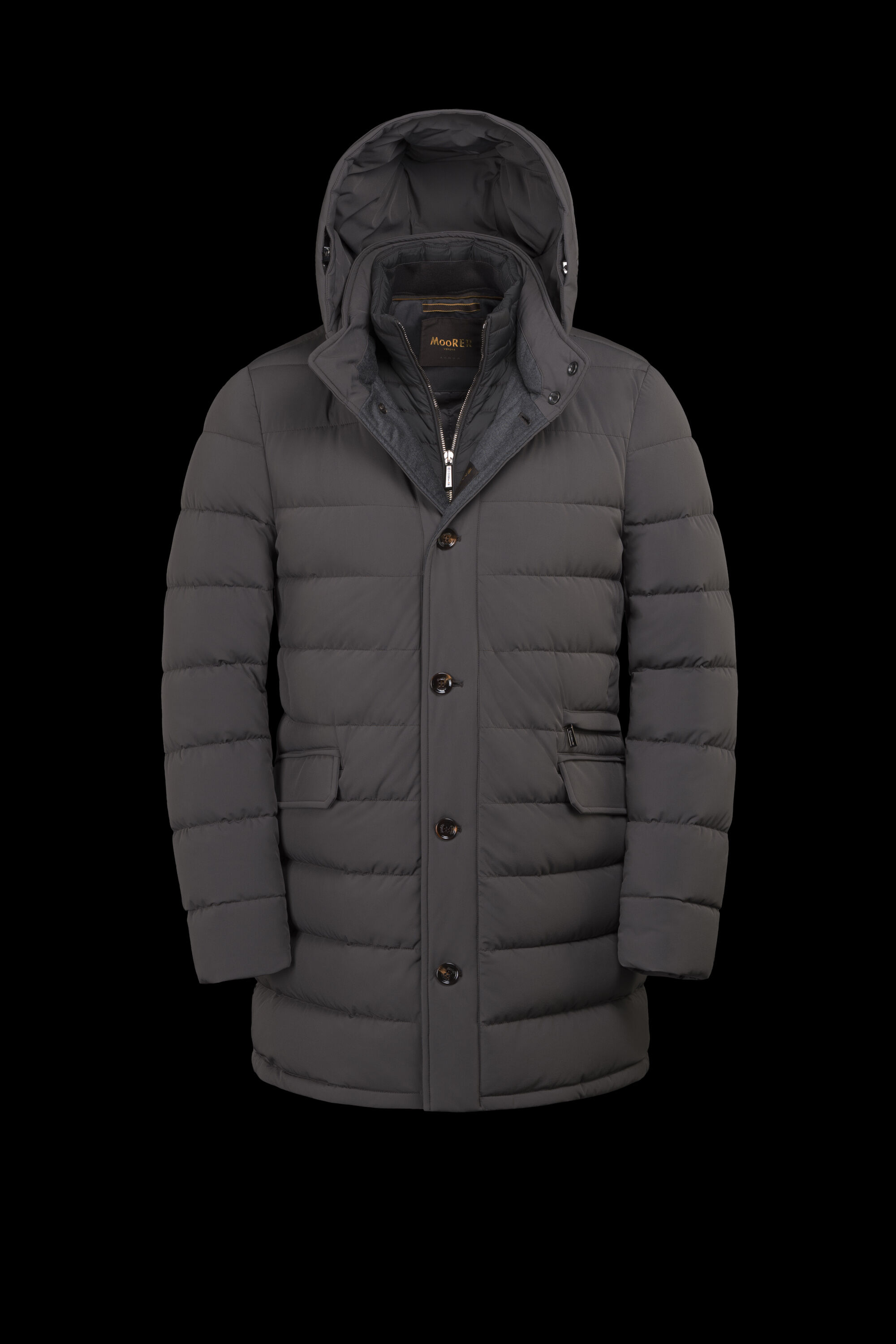 CALANDRI-KN in ASFALTO: Luxury Italian Jackets for Men | MooRER®