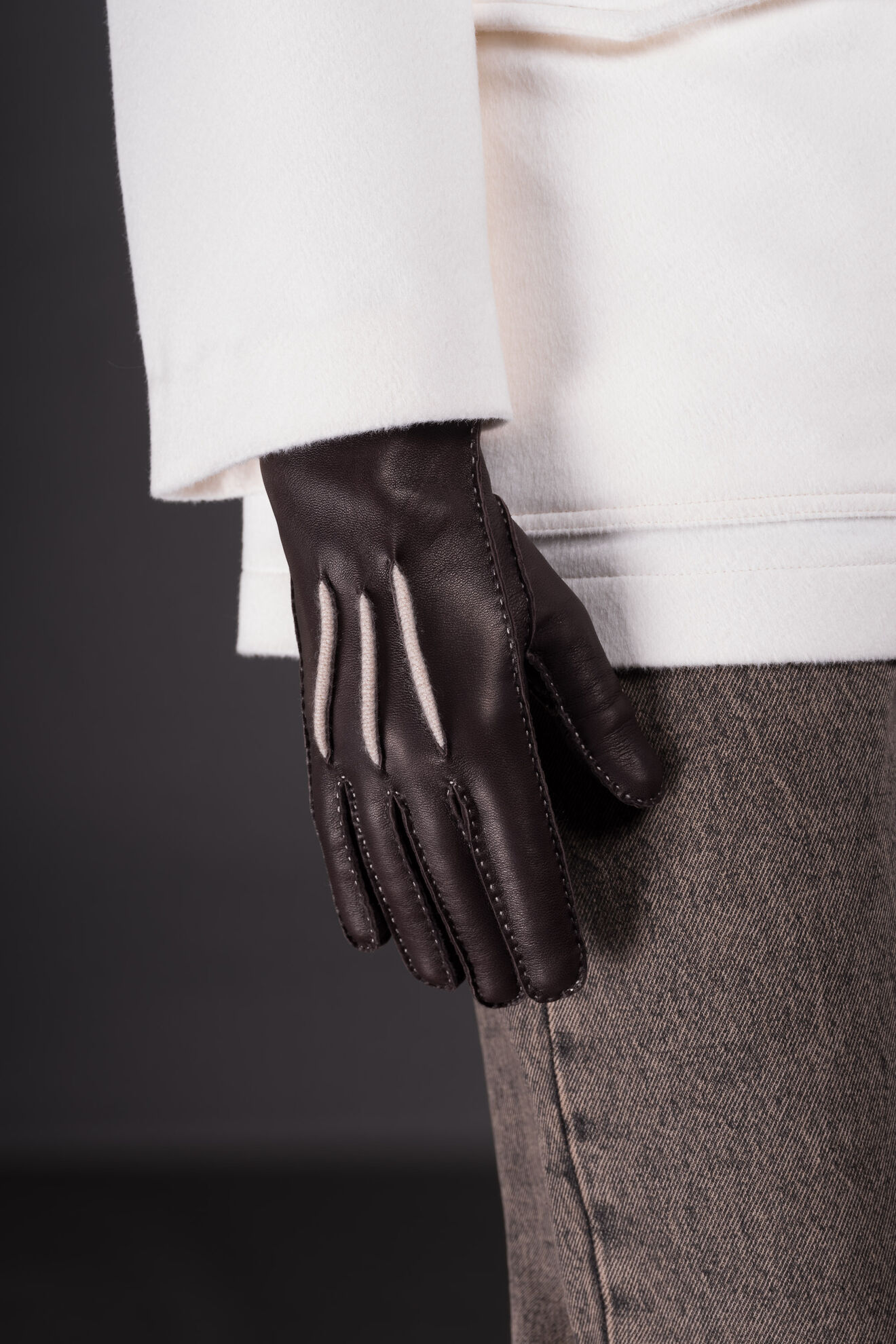 Moorer GUANTO NAPPA-PE TESTA DI MORO