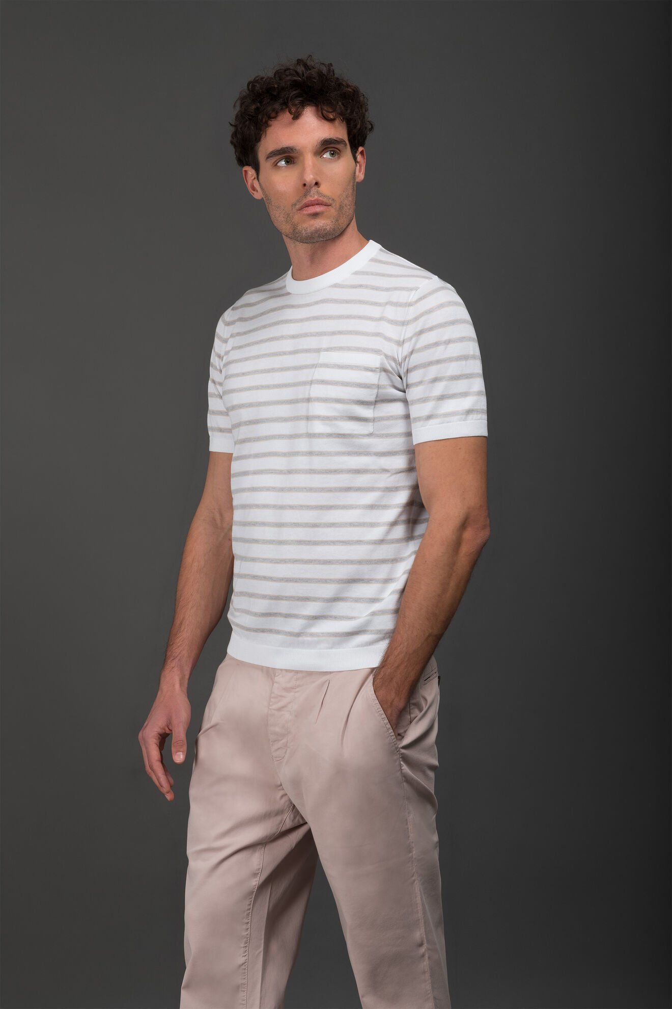 Moorer ESMUND-SIJ KINGSTONE WHITE/LIGHT GREY/GRENADA SAND