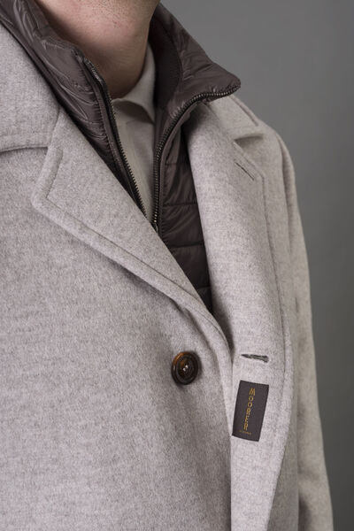 MONFERRATO-LE in STONE: Luxury Italian Coats for Men | MooRER®