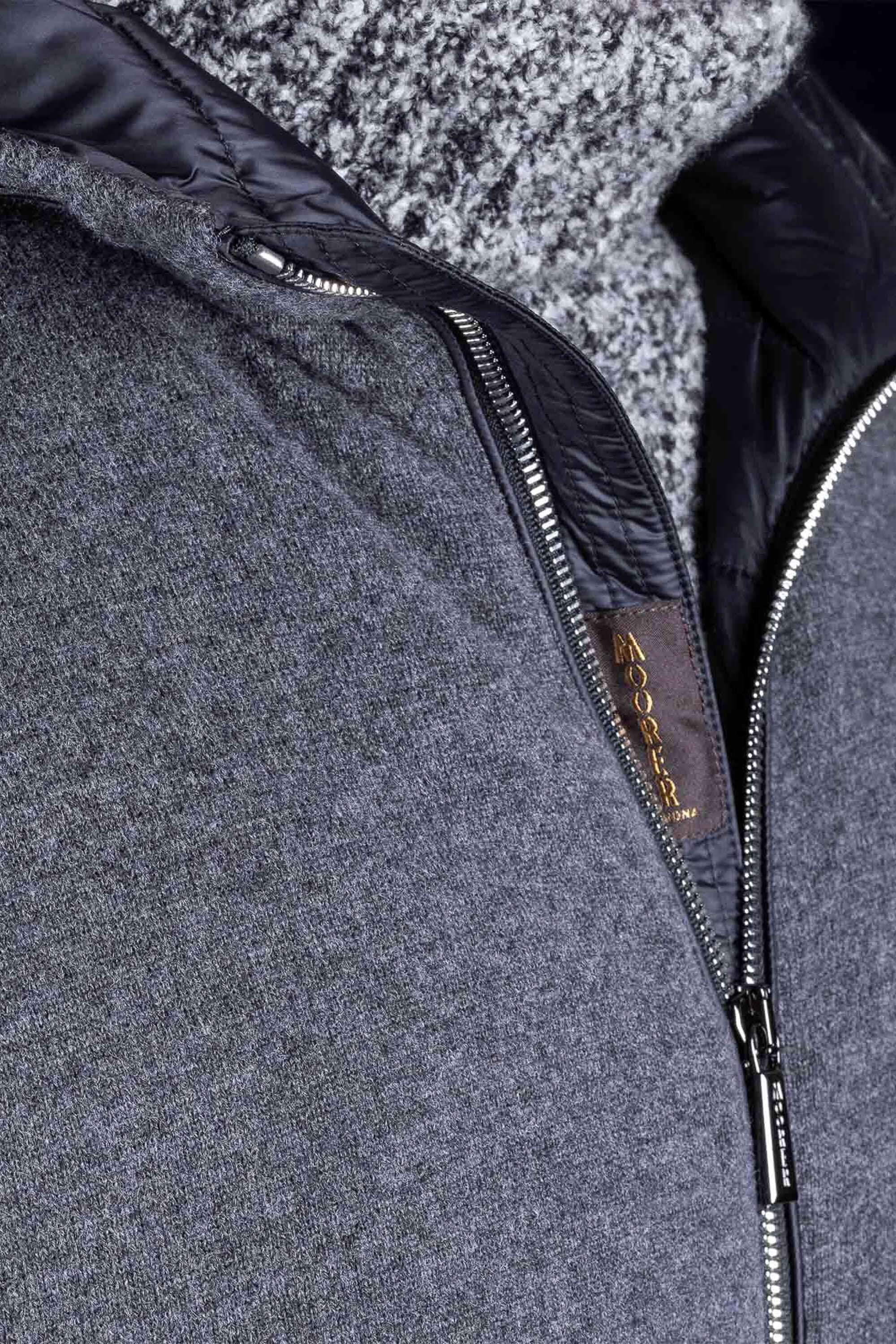 BRIGNO-MRW in DARK GREY: Luxury Italian Bombers for Men
