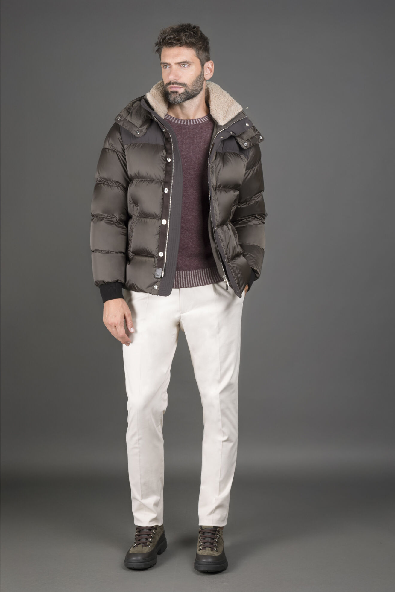 Moorer JAKE-SHK MILITARE/CHOCO