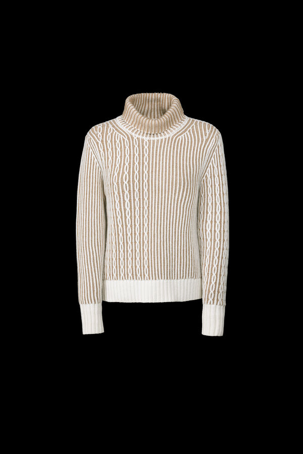 Moorer ALESKA-BAV BIANCO/CAMMELLO