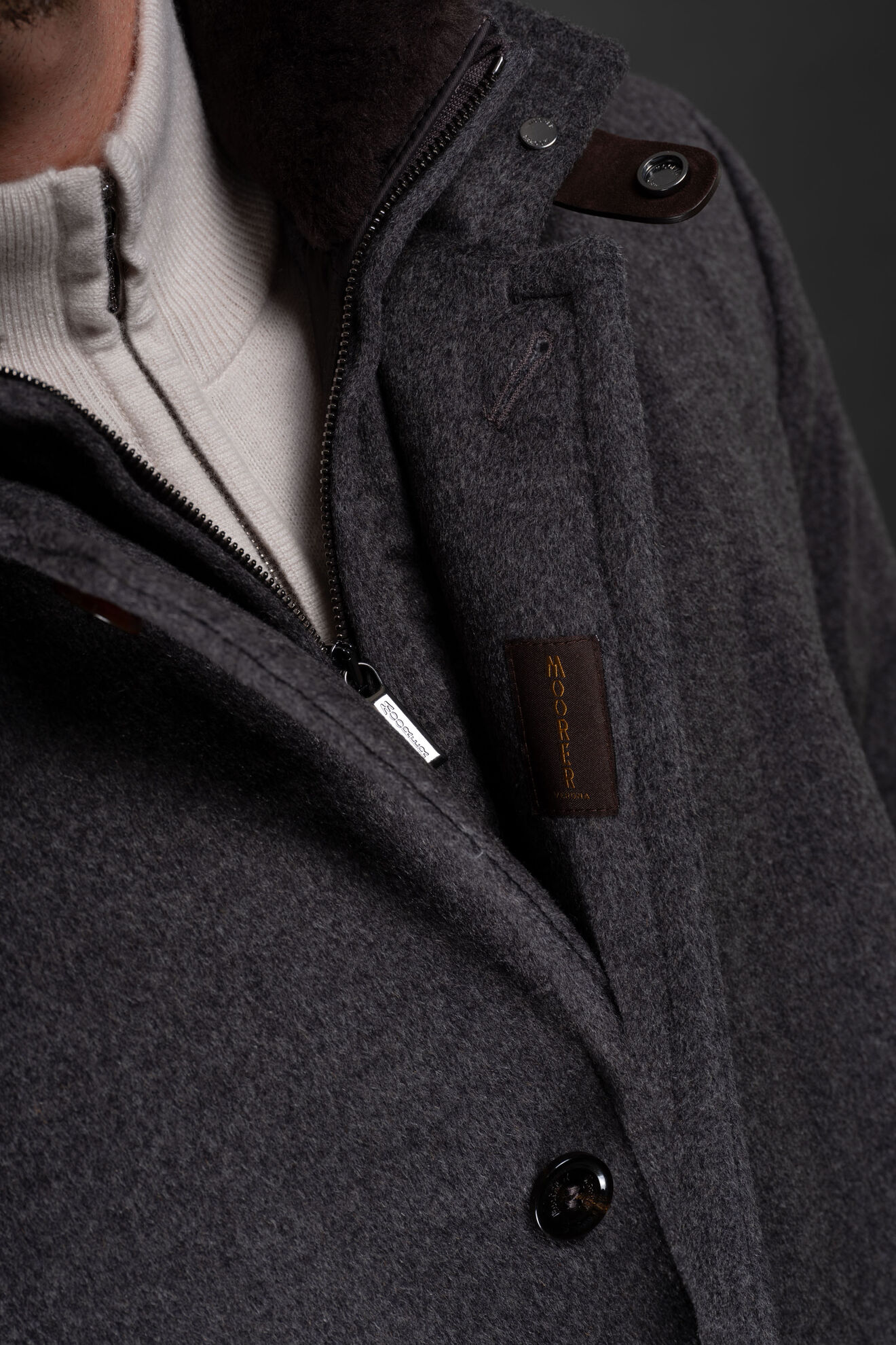 Moorer BOND-FUR-LE LIGHT GREY