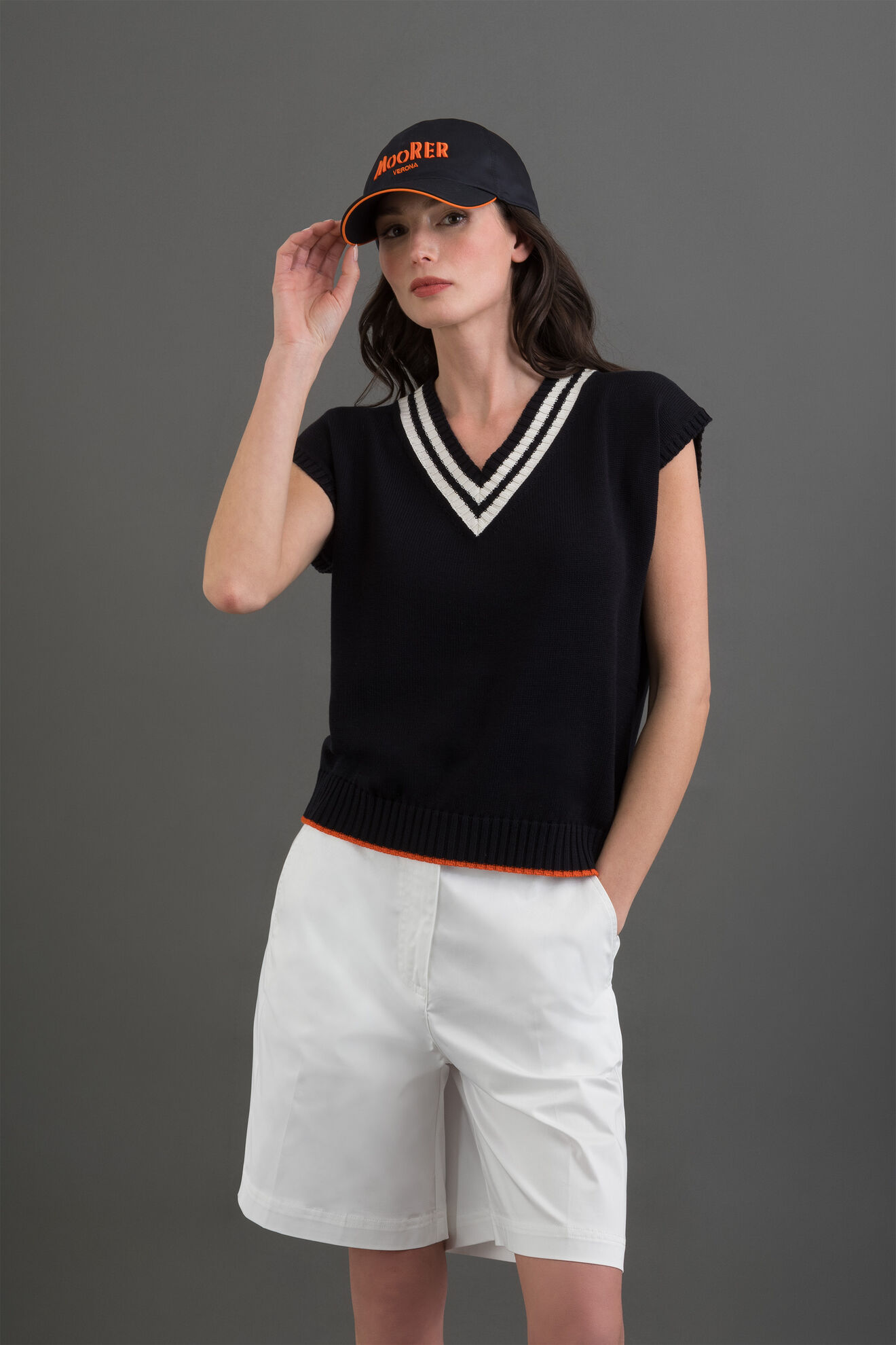 Moorer MERION-CSE NAVY/WHITE