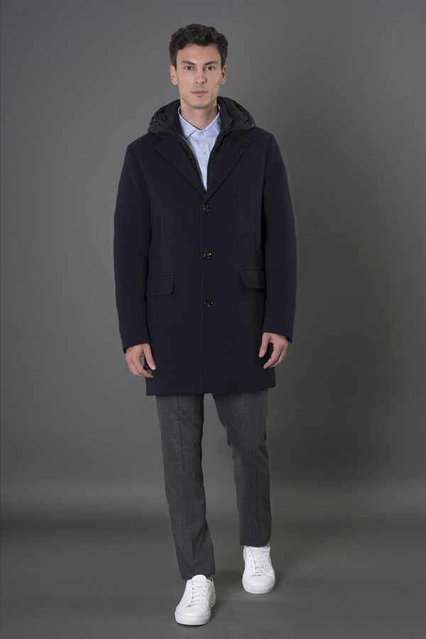 MITCHEL-MRW in NAVY: Luxury Italian Coats | MooRER® 