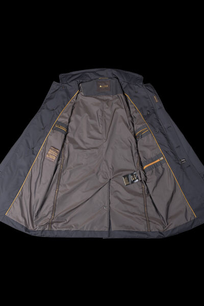 SC-MORANDI-KM in BLU: Luxury Italian Coats for Men | MooRER®