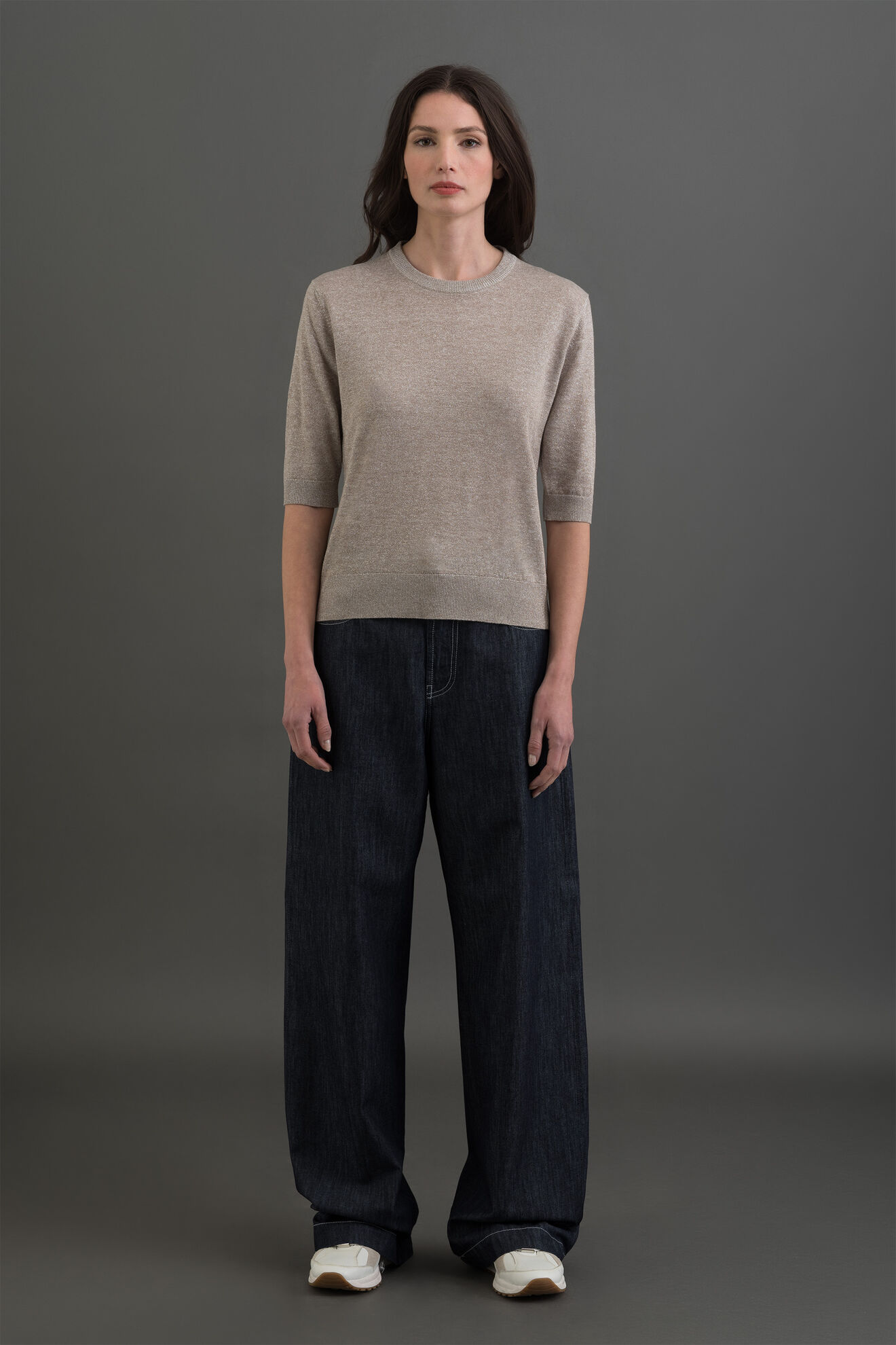 Moorer ARLETTE-FLX TAUPE/BIANCO