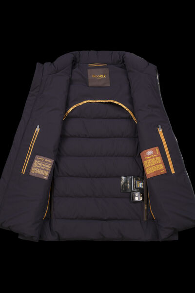 OLIVER-KN in DARKBLU: Luxury Italian Vests for Men | MooRER®
