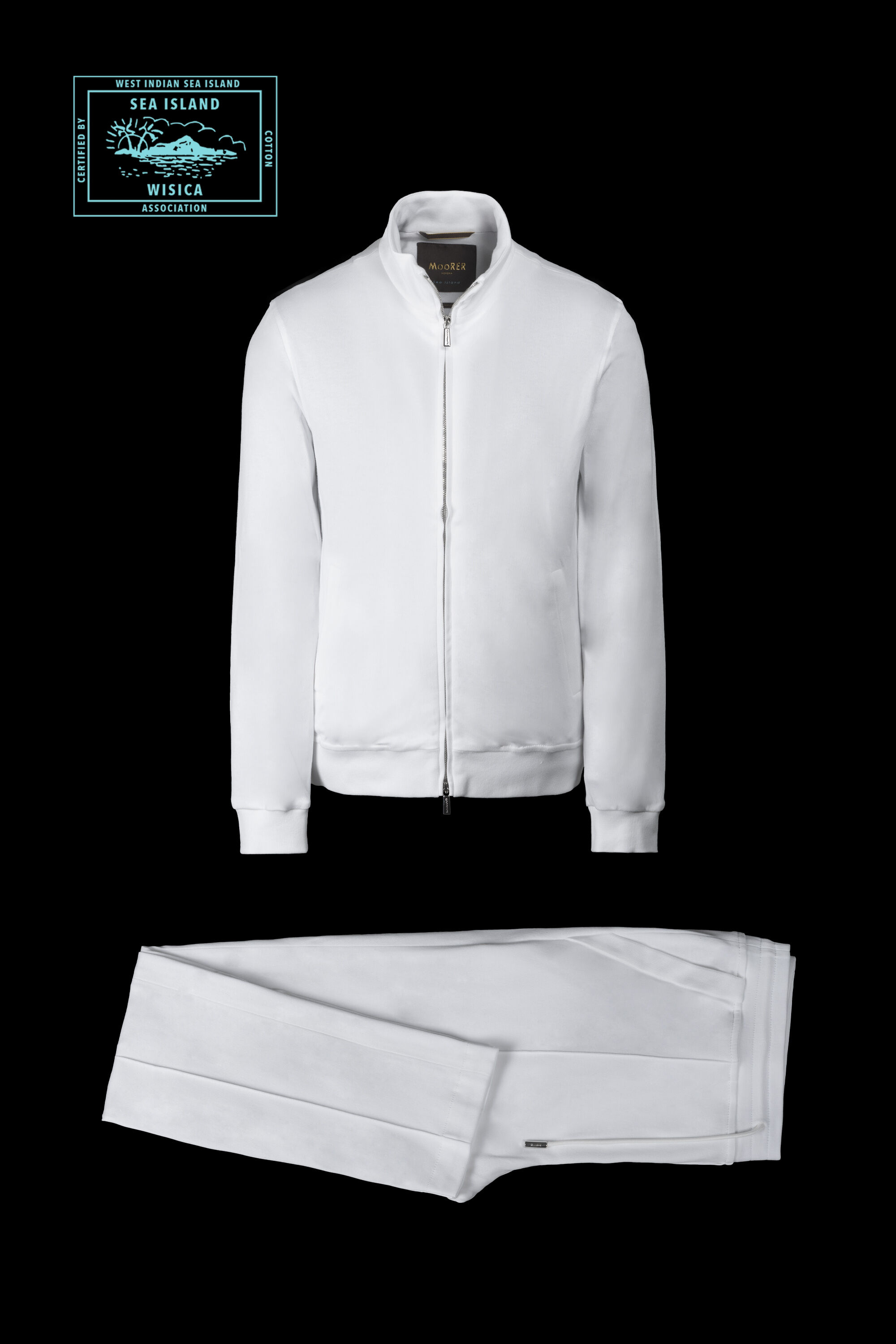 CRISPIN TUTA-SIF in KINGSTONE WHITE: Luxury Italian