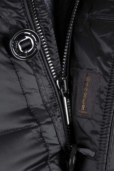FOSCOLO-SHM in BLACK: Luxury Italian Bombers for Men | MooRER®