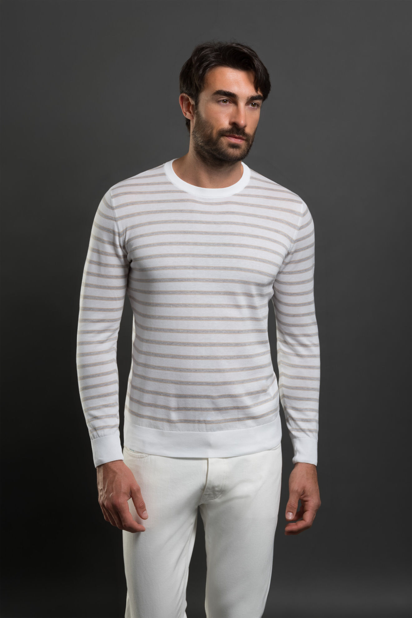 Moorer ORVIETO-SIJ KINGSTONE WHITE/LIGHT GREY/GRENADA SAND