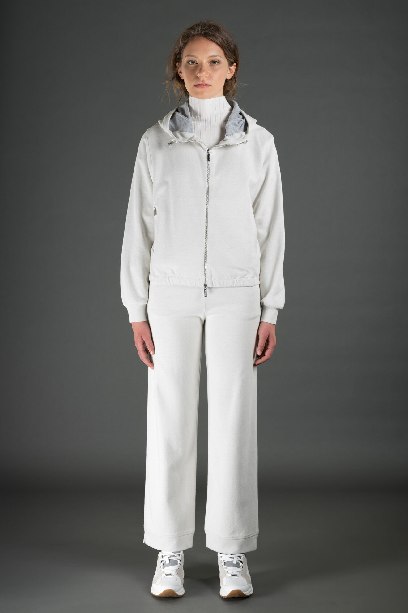 Moorer LIRIA-CAD PERLA MELANGE/BIANCO