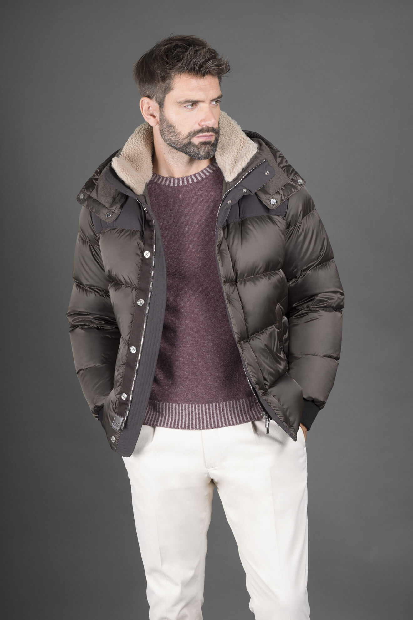 Moorer JAKE-SHK MILITARE/CHOCO