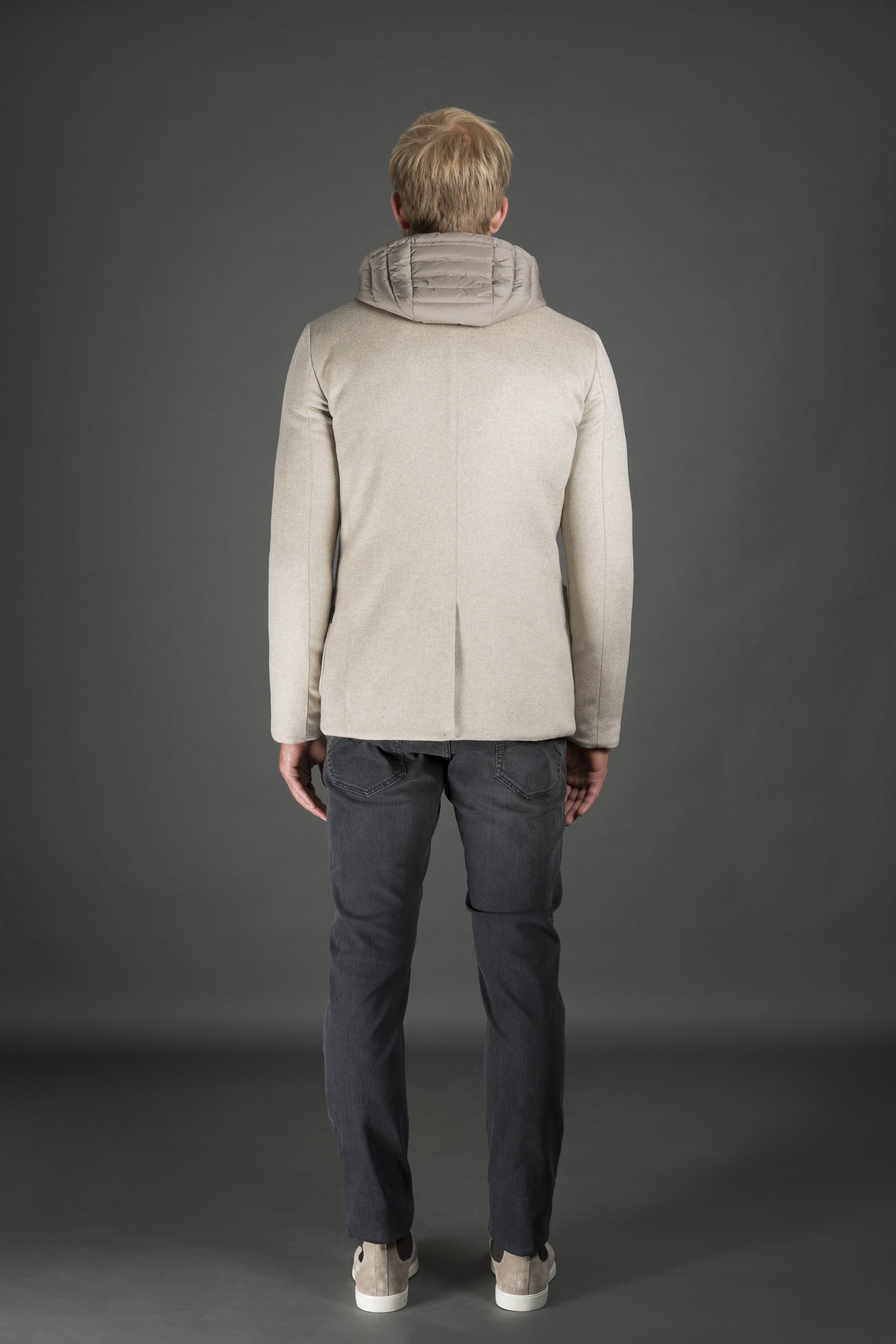 BELLOTTO-BAB（BEIGE）：イタリアで生まれた、ラグジュアリ ジャケット