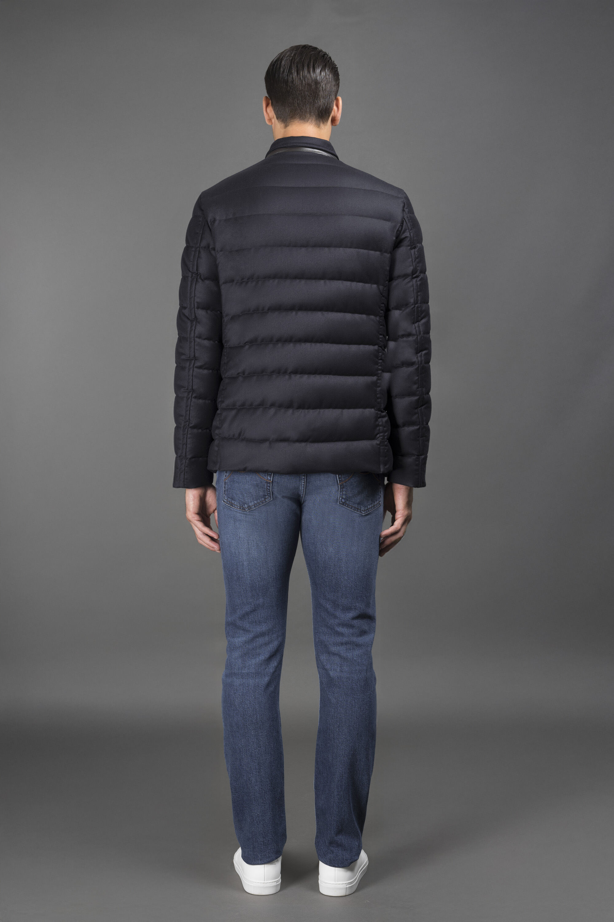ZAYN-L in BLU: Luxury Italian Jackets for Men | MooRER®