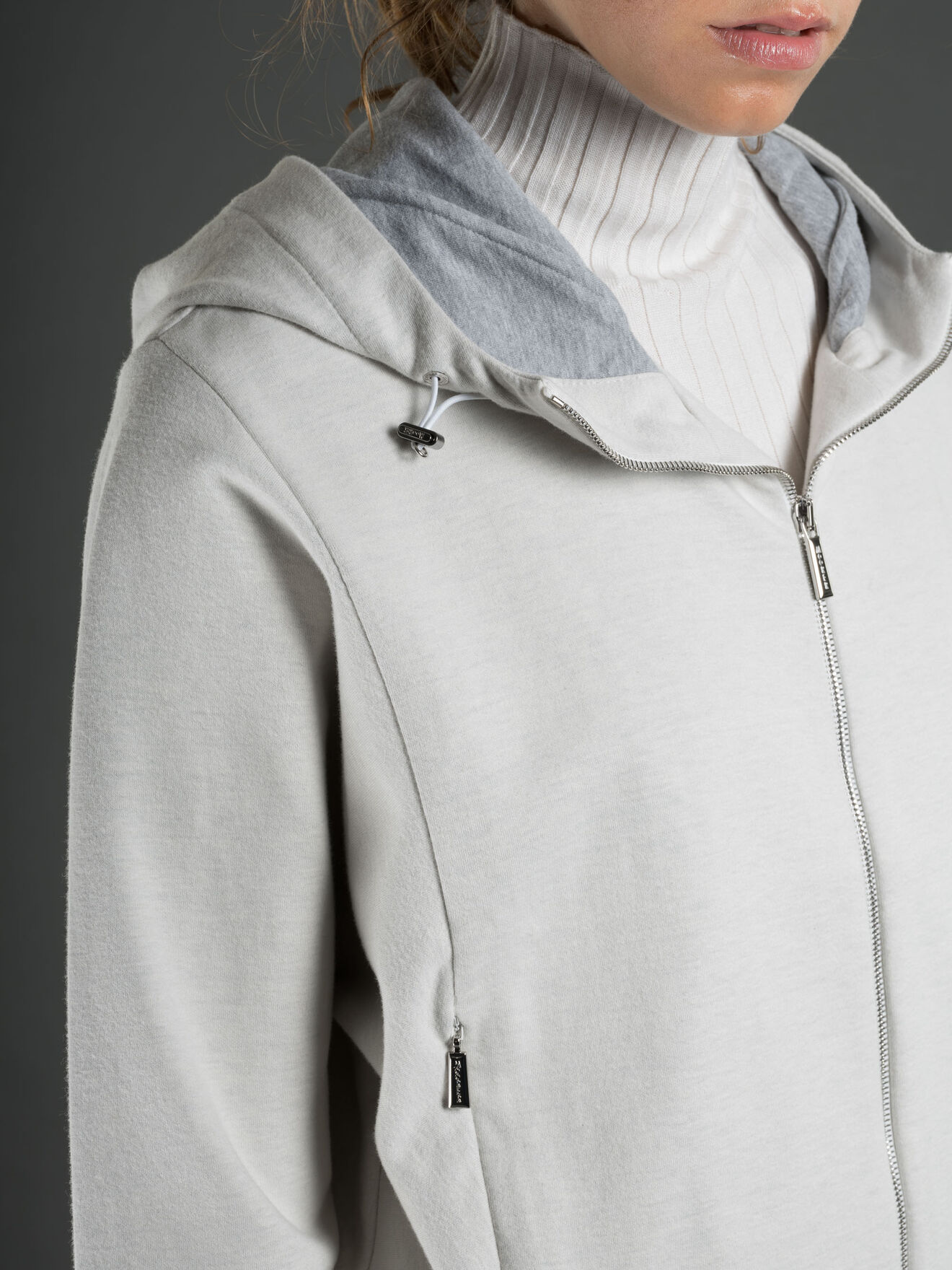 Moorer LIRIA-CAD PERLA MELANGE/BIANCO