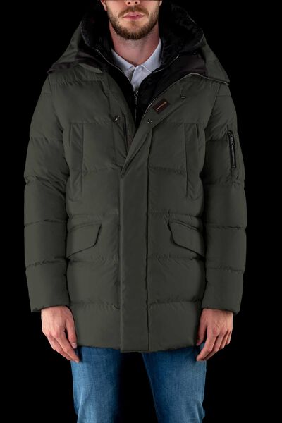DAVIDE-STP in FOREST: Luxury Italian Parka for Men | MooRER®