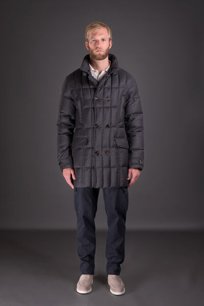 MORRIS-L（ANTRACITE）：イタリアで生まれた、ラグジュアリ ジャケット  