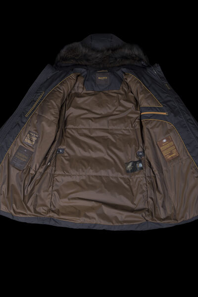 BARBIERI-WK in BLU: Luxury Italian Parka for Men | MooRER®