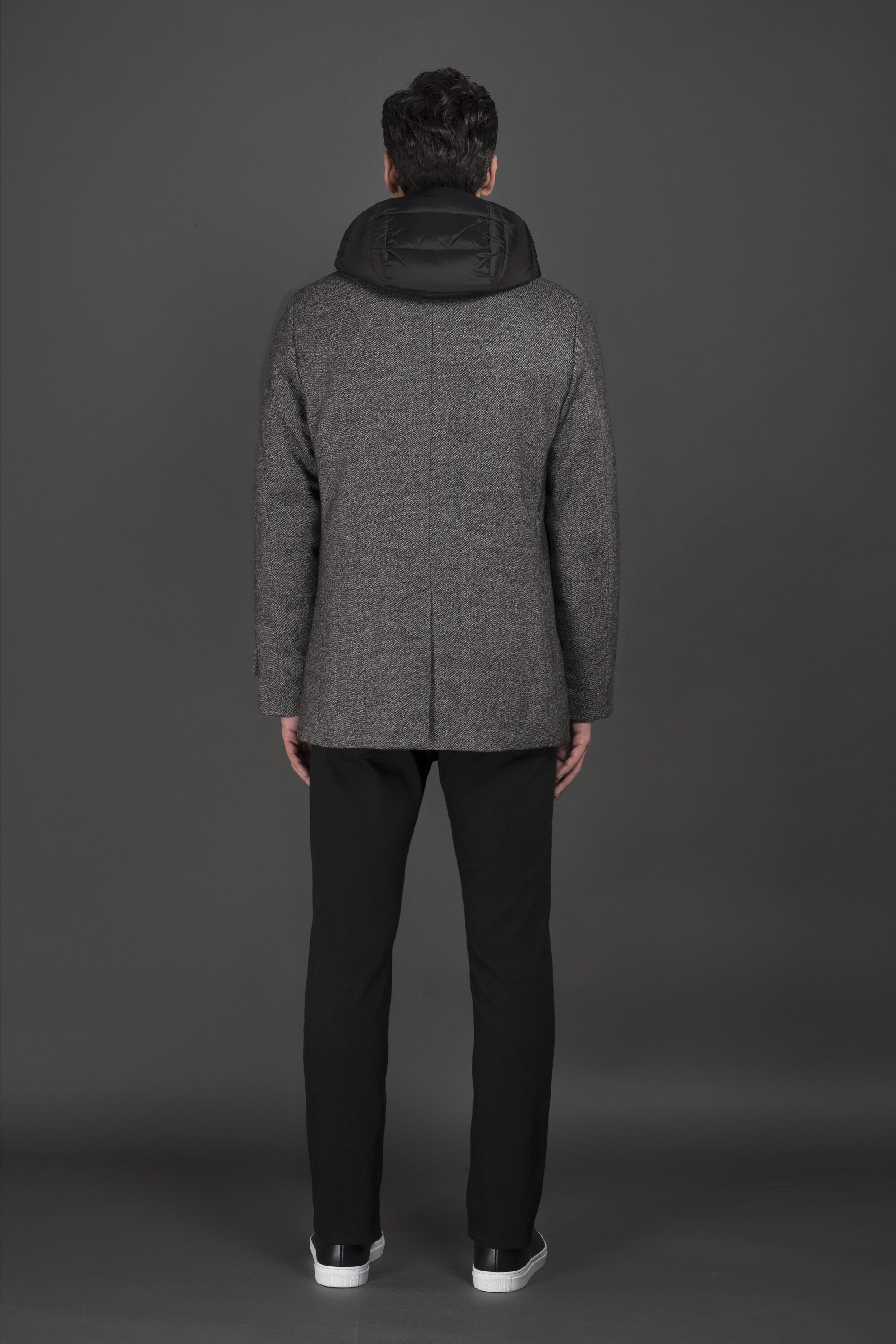 ELIGIO-LP（GREY）：イタリアで生まれた、ラグジュアリ コート