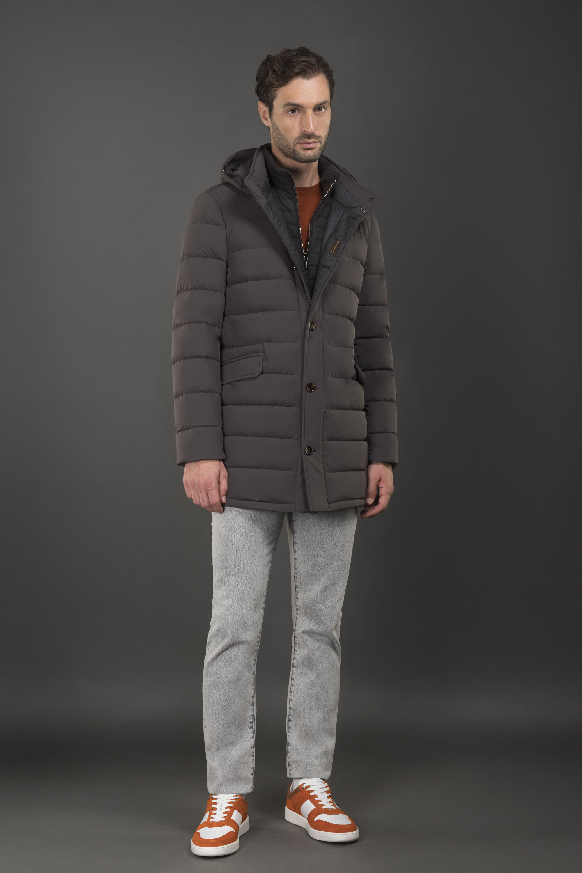 CALANDRI-KN in ASFALTO: Luxury Italian Jackets for Men | MooRER®