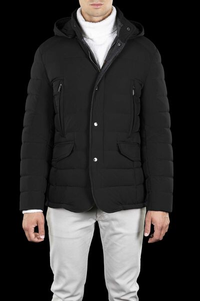 CRAIG-KN（黒）：イタリアで生まれた、ラグジュアリ ジャケット | MooRER® 