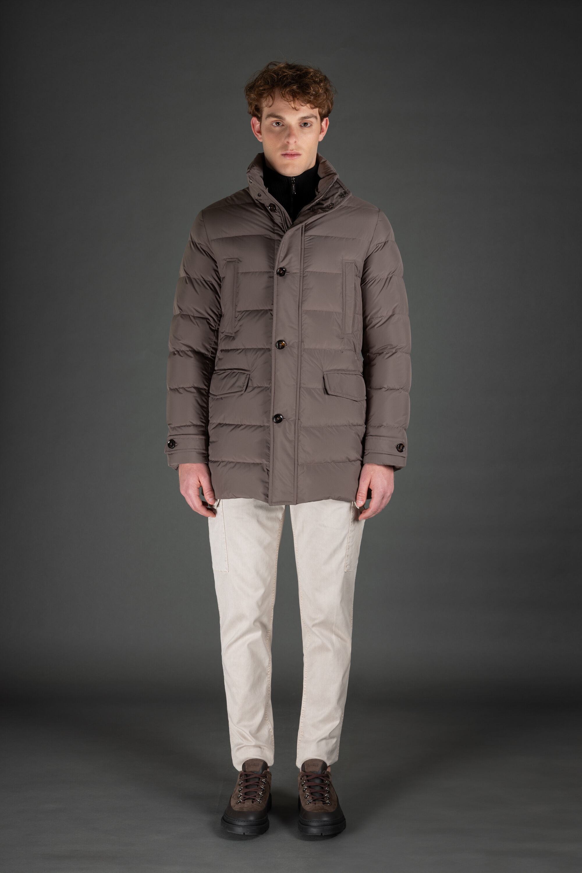 【MooRER】CORNELLO STP NFCタグ　ナイロンジャケット MooRER】CORNELLO STP NFCタグ ナイロンジャケット ジャケット・アウター