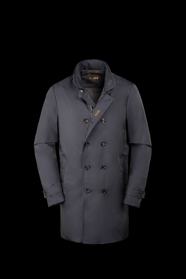SC-MORANDI-KM in BLU: Luxury Italian Coats for Men | MooRER®