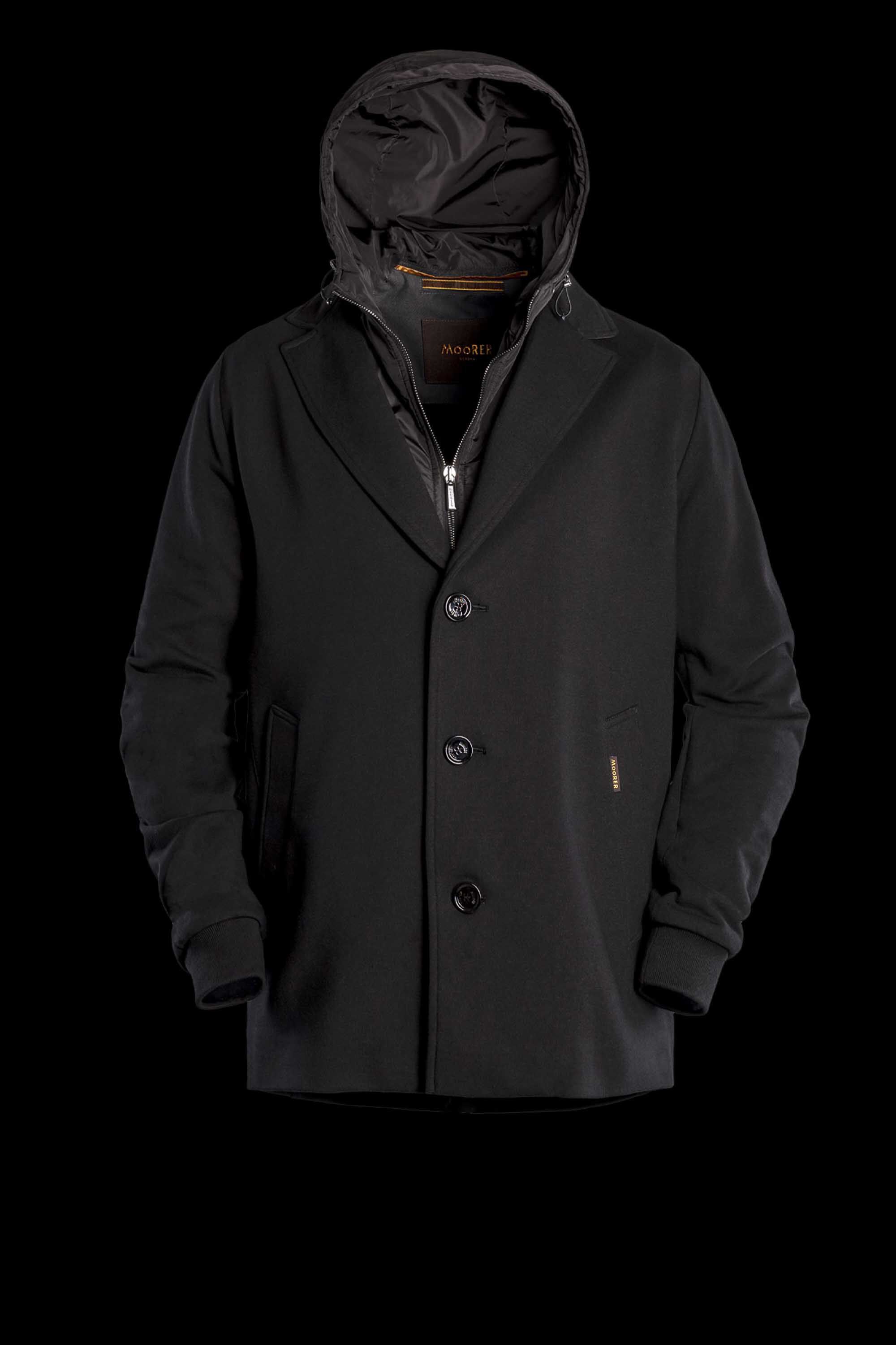ORTEGA-RAF in BLACK: Luxury Italian Jackets for Men | MooRER®