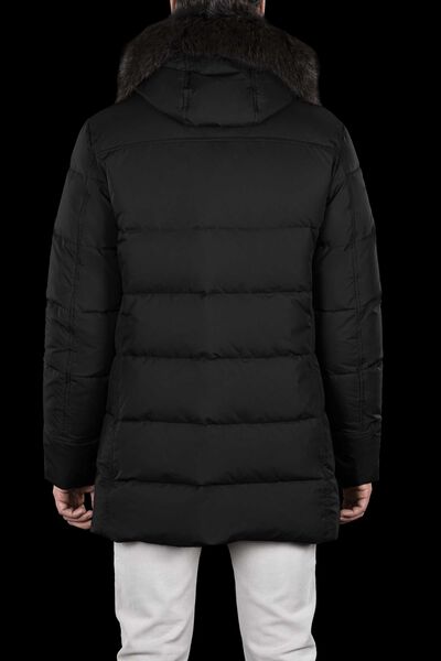 BARBIERI-WK in NERO: Luxury Italian Parka for Men | MooRER®
