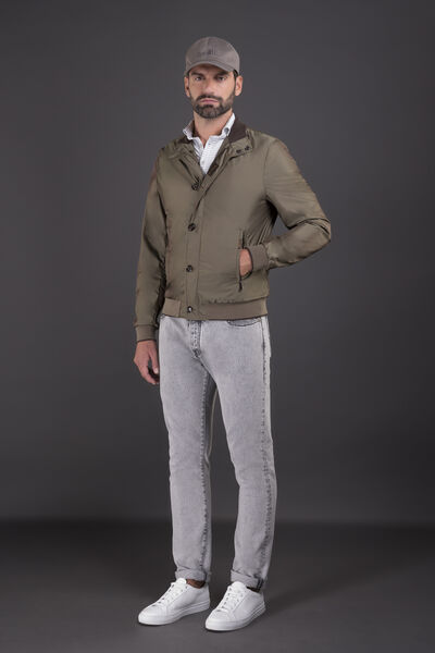 MEZZANO-KM in PISTACCHIO: Luxus Bomberjacken für Herren | MooRER® 