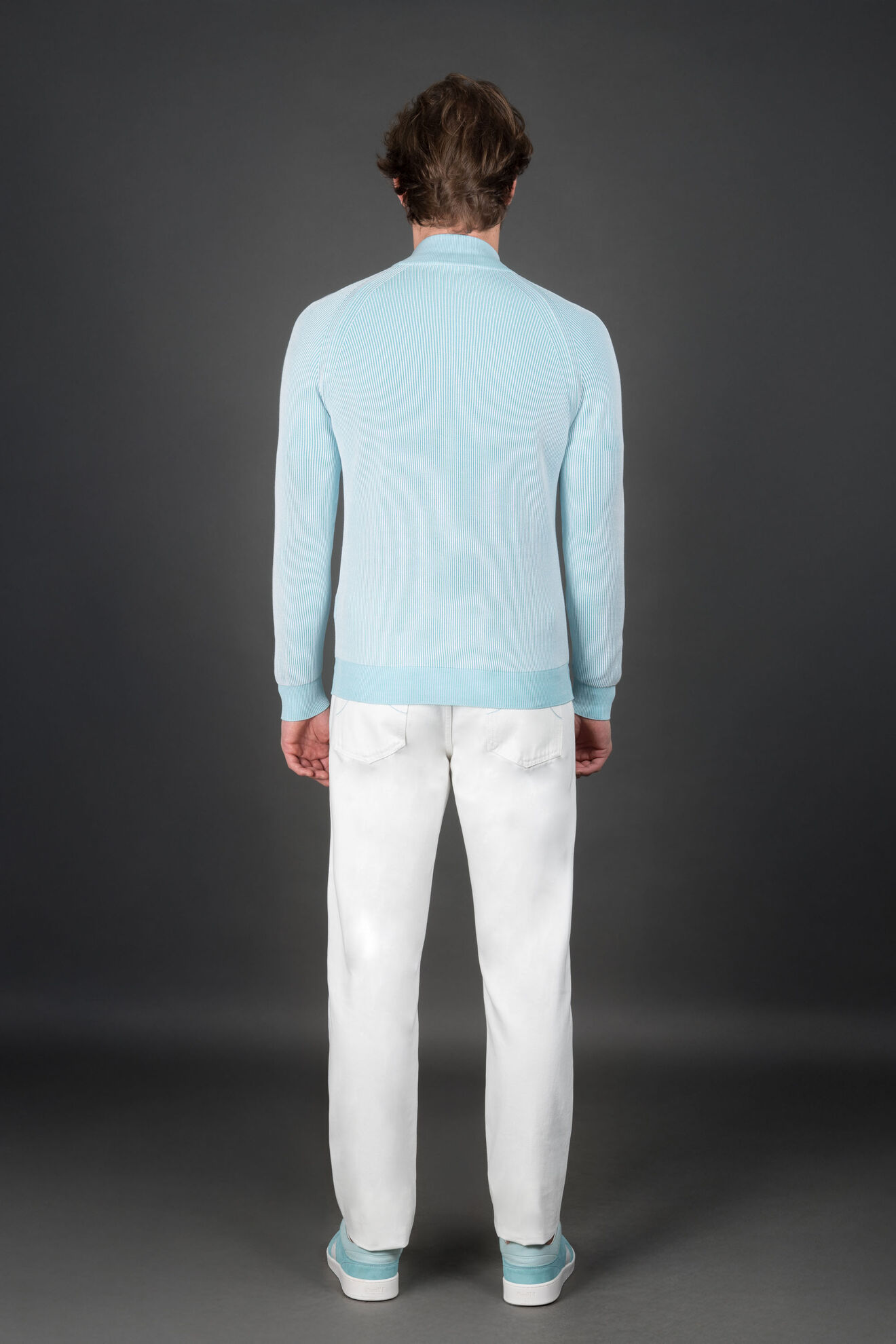 Moorer DEAN-SIA KINGSTONE WHITE/CARIBBEAN TURQUOISE