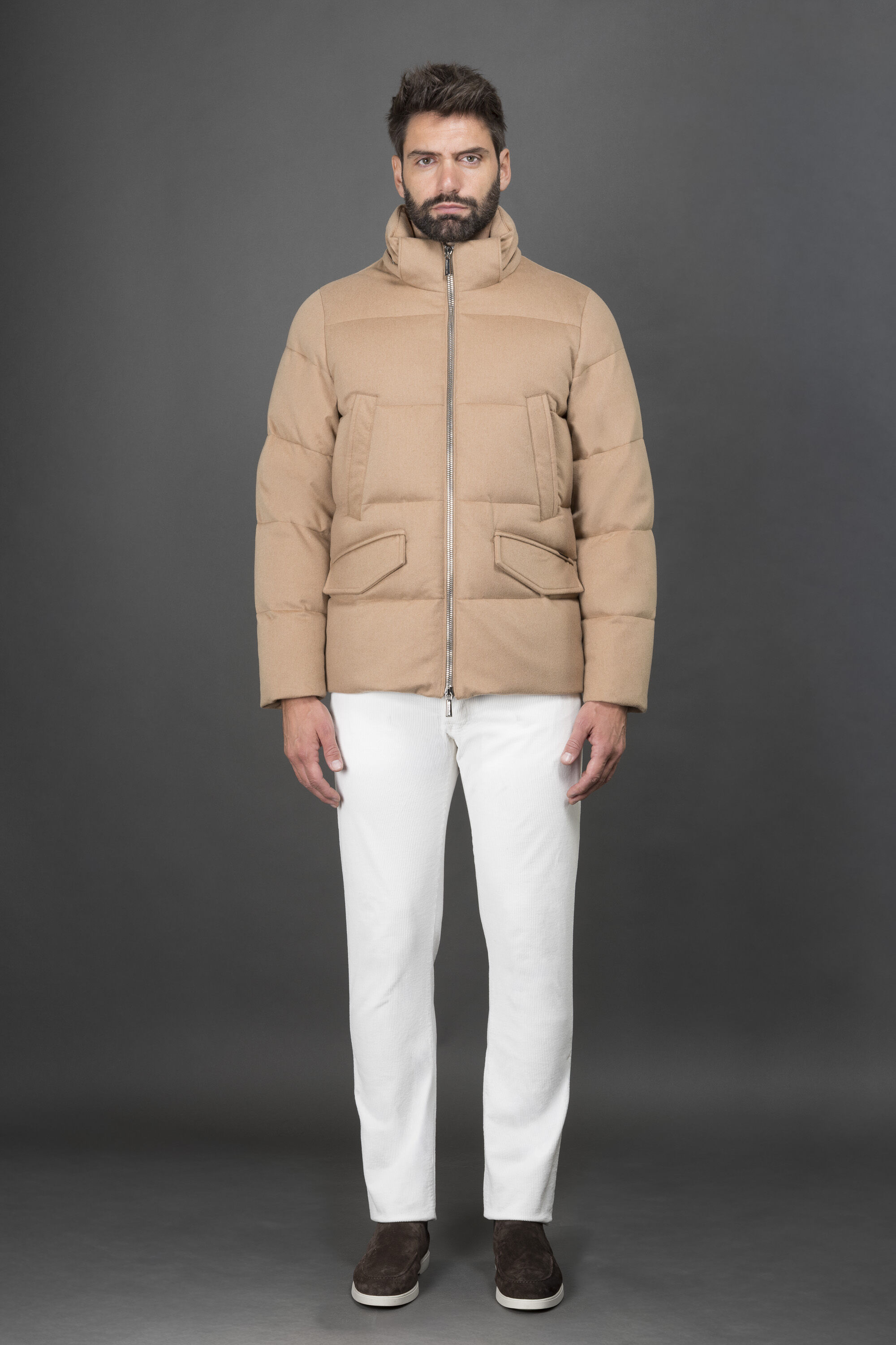 VALLS-CA3（CAMEL）：イタリアで生まれた、ラグジュアリ ジャケット