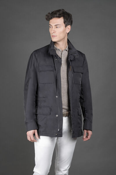 MANOLO-KM in BLU: Luxury Italian Jackets | MooRER® 