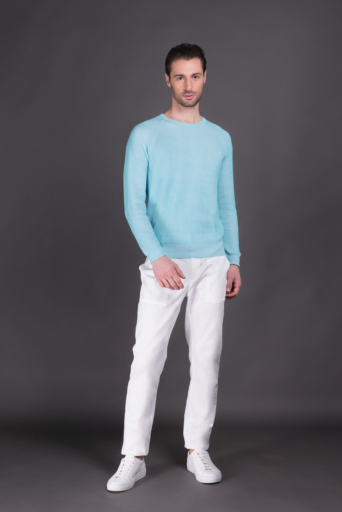 Moorer CORNELIUS-SIA CARRIBEANTURQUOISE/BIANCO