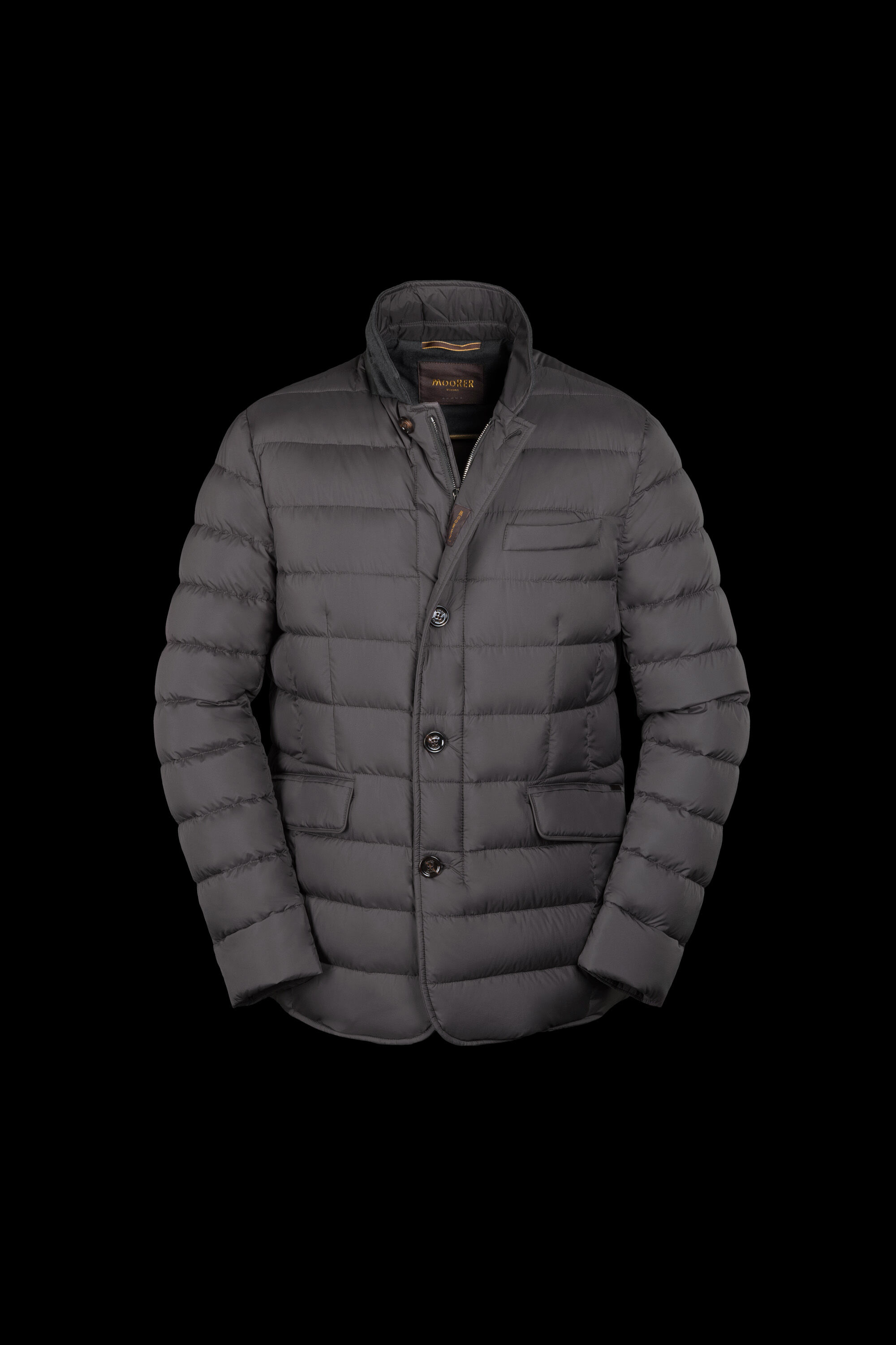 早い者勝ち！ MOORER ムーレー バージンウールマフラー ダークグレー 秋冬シーズン メンズウェア | MooRER®