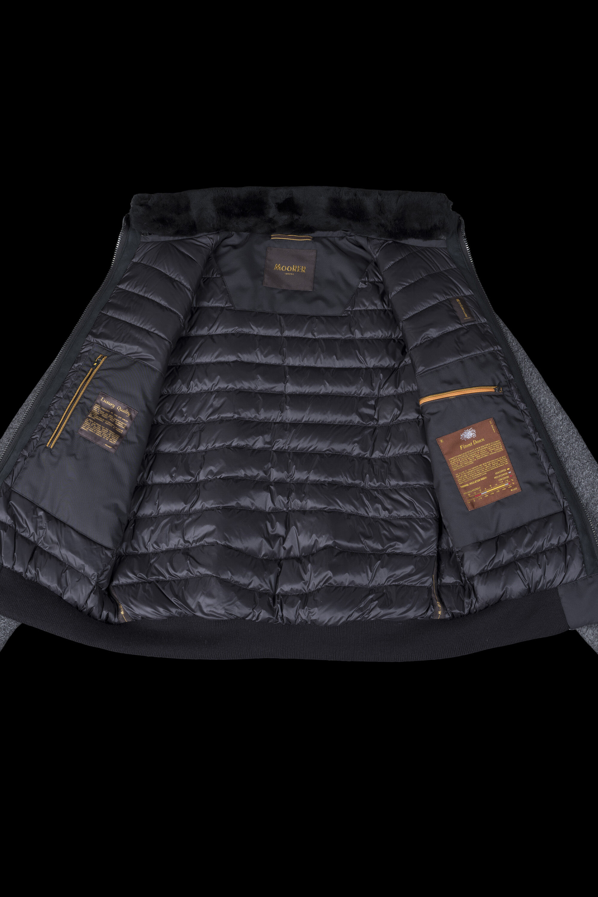 BELLATI-LP（GREY）：イタリアで生まれた、ラグジュアリ Moorer