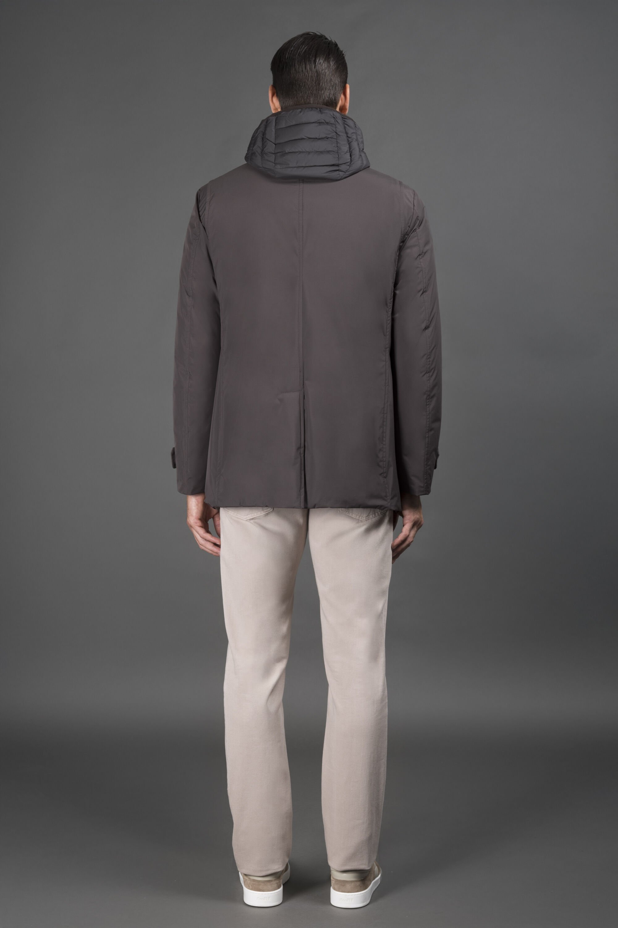 【MooRER】CORNELLO STP NFCタグ　ナイロンジャケット MooRER】CORNELLO STP NFCタグ ナイロンジャケット