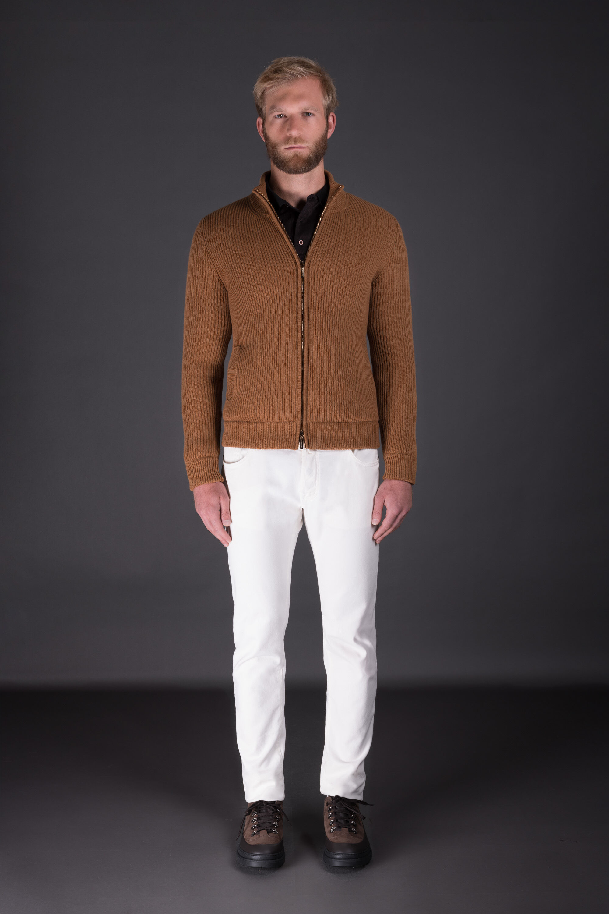 ARENA-VIN in NATURAL BROWN: Luxury Italian Jackets for Men | MooRER®
